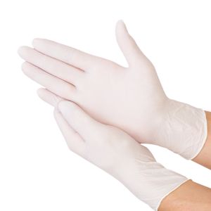 Personal Protective Medical Disposable Latex Gloves for examination