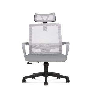 High Back Gray Ergonomic Mesh Executive Chairs with Lumbar Support put for home