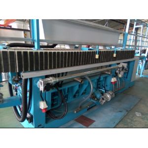 Miter Glass Glass Edging Machine With Air Polishing / Electrical Rail Lift