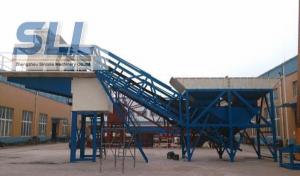 China Small Scale Building Mobile Concrete Batching Plant OEM / ODM Available on sale
