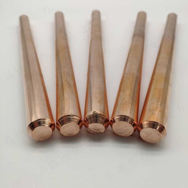 Buy 3/4" 19mm Earth Rod Solid Copper Earth Rods at wholesale prices