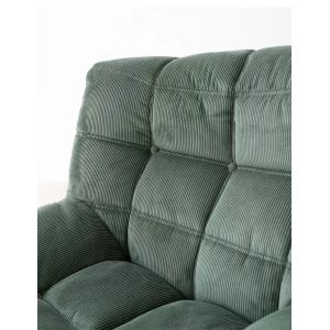 Classic Fashionable Waffle Fabric Sofa Hotel Retro Snuggle Chair