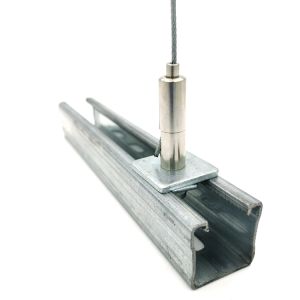 Supportage Fixation 3 Inch Suspension Kits With Flemish Eye Wire Rope Sling And