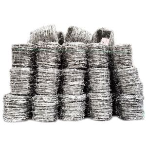 Reverse Twisted Barbed Wire Fencing 12.5ga. 2 Points