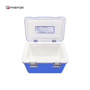 Phefon FS-12L Cold Chain Box - 12L Capacity, 40mm Insulation, -25°C to 25°C