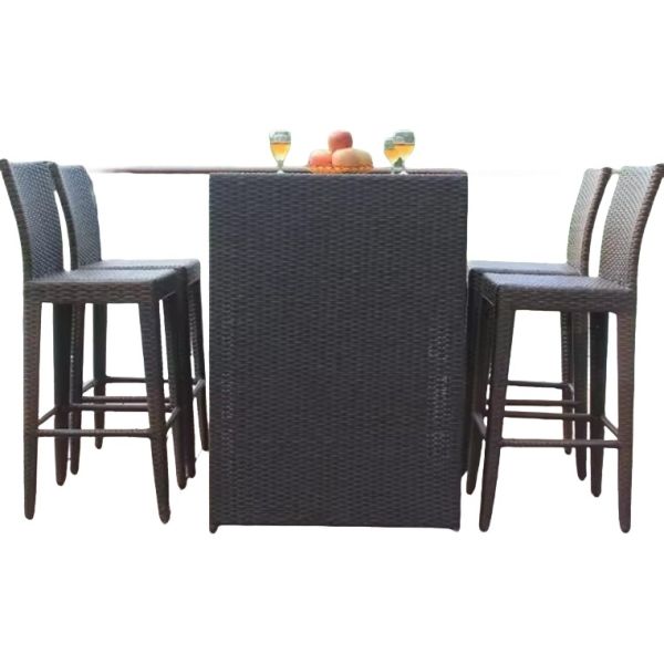 Vintage High Wooden Black Metal Bar Stool Set Of 4 Chair School Gym Workshop Home Bar