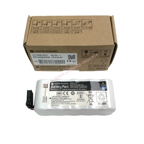 Nihon Kohden Defibrillator Battery NKB-301V 12v 2800mAh New Original For TEC