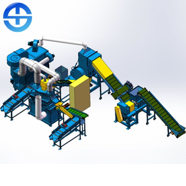 Buy PLC Dry type 600 Kg/H Copper Wire Recycling Machine at wholesale prices