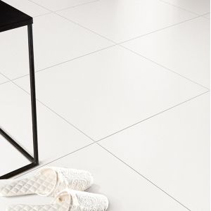 GradeAAA White Homogeneous Ceramic Floor Tile 600x600 10mm Thick with Rough
