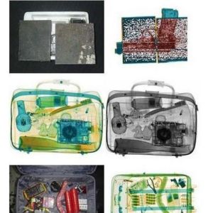 Low radiation X Ray Baggage Scanner , Knife Gun Detecting For Security