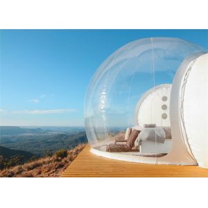 High Safety Custom Inflatable Tent Transparant Covered With Frame Tunnel