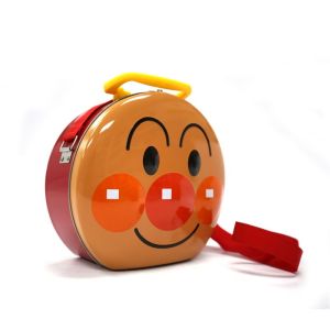 Lovely Anpanman Shape Tin Lunch Box