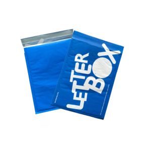 Full Printing Blue Kraft Bubble Mailers Padded Envelopes