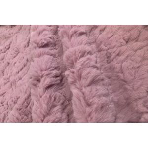 Soft Plush Faux Rabbit Fur Fabric for Garments & Accessories