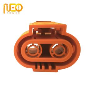 2 Pole Plastic Plug Socket Connector High Voltage Interlock HVIL Motor