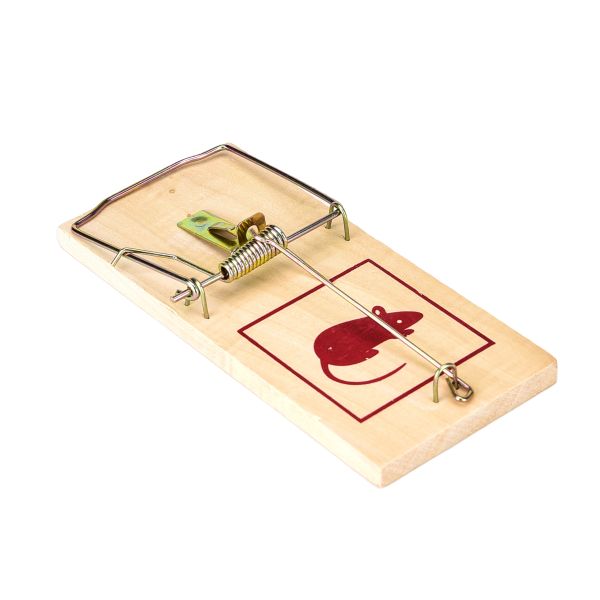 Ultra Strong Spring Wooden Mouse Trap Poplar Rat Killer Catcher for Home House 27.8g