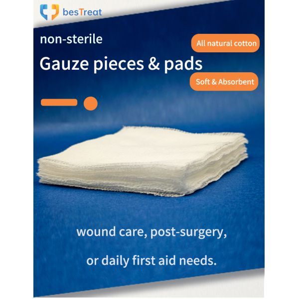 10cm Absorbent Gauze Dressing Swabs Non Sterile 40s 19x14 Non Woven Swabs
