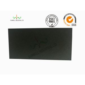 Fashion Design Garments Clothing Hang Tags , Black Color Hangtags And Labels