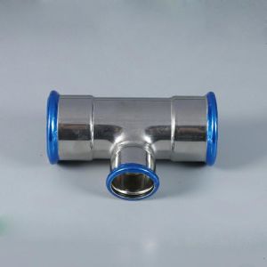 DN22 Stainless Steel Press Fittings Equal Coupling ISO9001 Approved