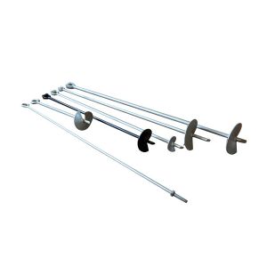 China 5/8×54 C1045 Galvanized Steel Helical Earth Anchors on sale