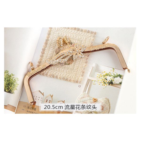 Unique Shape Metal Kiss Lock Purse Clutch Frames For Dinner Bag