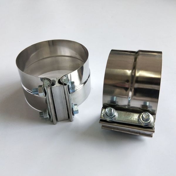 Auto Part Split Pipe Clamp Stainless Steel Lap Joint Exhaust Band Clamp
