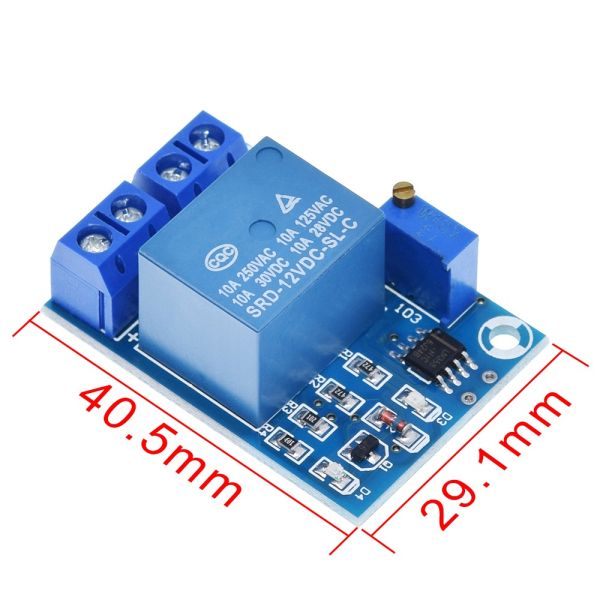 DC 12V Battery Undervoltage Protection Module with Minimum Power of 2*15W 30W 4-8ohm