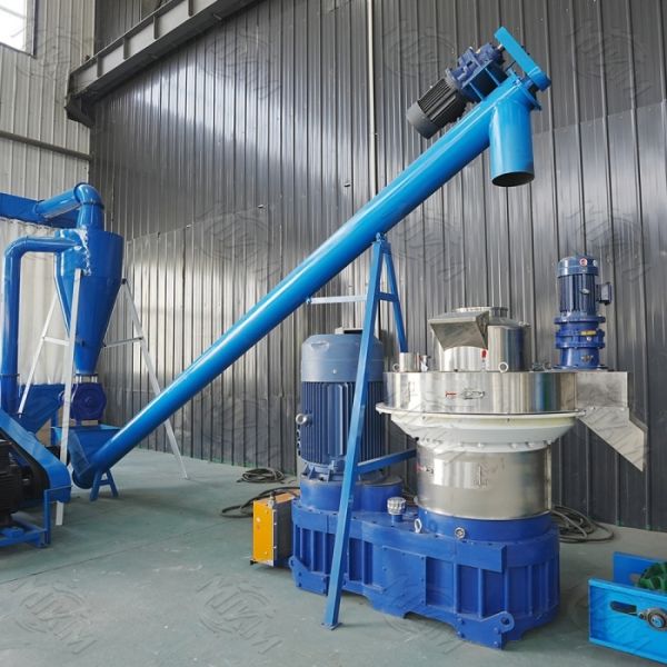 Buy Sawdust Wood Pellet Mill Machine Crops Straw Bagasse Biomass 12mm at wholesale prices