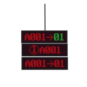 China OEM Hang Up/Wall Mount Dot Matrix LED Counter Display Unit For Queue Management System on sale