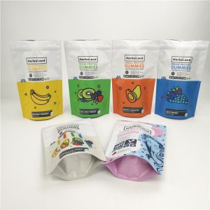 Food Grade Gummies Fleixble PET CDB Mylar Bag MOPP