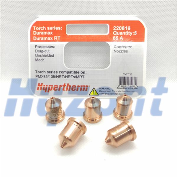 Buy 85A Hypertherm 220816 Powermax  Plasma Torch Consumables at wholesale prices