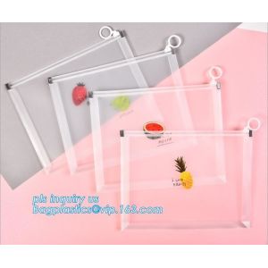 Portable Ecofriendly Flat Bottom Slider Lock Bag For Cosmetic, Food Grade Coex