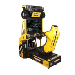 Indoor Coin Operated Arcade Kids Driving Simulator Arcade Racing Hummer