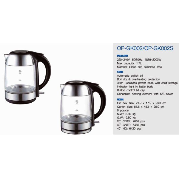 Smart App-Controlled Electric Glass Kettle for 220V/110V Fast Water Boiling