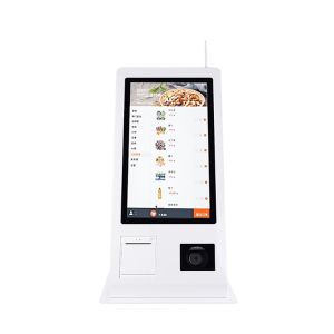 Compact Self-Ordering Kiosk with Integrated Thermal Label Printing