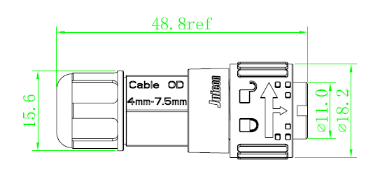 Push Lock Multi Pin Connectors Waterproof , Multi Pin Electrical Connectors Male Female
