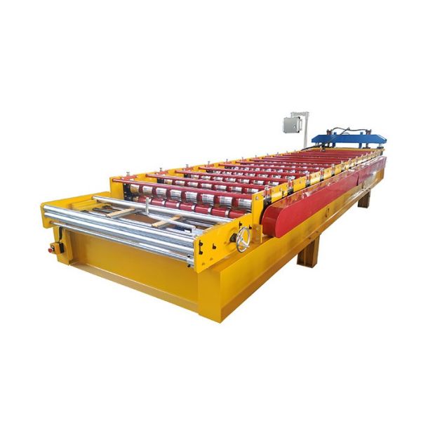High Precision Roof Sheet Manufacturing Machine Fast Production Chain Transmissi