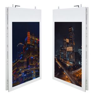 55'' Hanging Double Sided Commercial Digital Signage Displays Ultra High