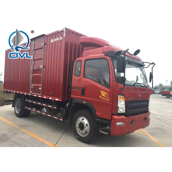 4x2 Van Cargo Truck 3 Ton Mini Howo Light Duty Commercial Trucks Fence Lorry Truck