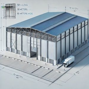 Rock Wool Panel Steel Construction Warehouse Light Weight Structure CE