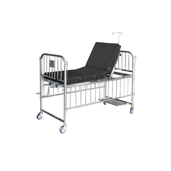 Buy Stainless Steel Manual Children Hospital Bed Two Function Molibe at wholesale prices