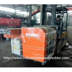 China Jumbo Bag Scrap Plastic Film Shredder Double Shaft For Soft Type Materials on sale