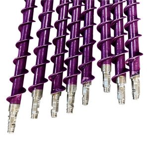 Quality Twist Drill Rod Foundation Piling DTH Drilling Pipe High Performance Spiral Drill Rod for sale