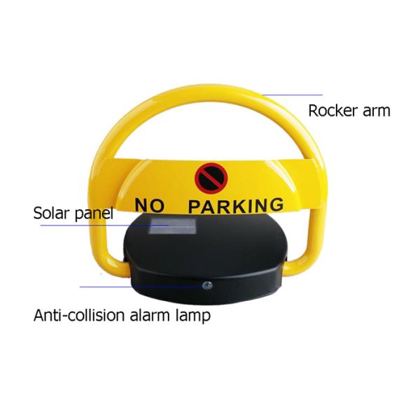 Waterproof Car Parking Lock Automatic Solar Panel Power Steel Rolling Frame Material