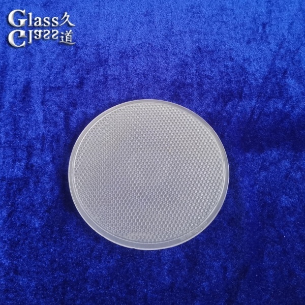 Buy Durable Pressed Sandblasting Glass LED Lens For Lighting Fixtures at wholesale prices