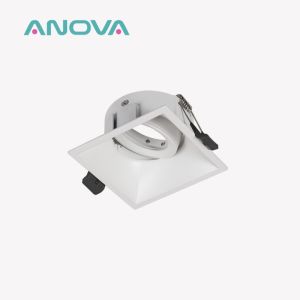 GU10 Recessed Spotlight And Downlight Adjustable Anti-Glare Housing For