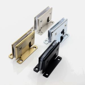 Frameless Glass Door Hinge PSS/SSS/MB Finish 90 Degree Solid Brass for Shower