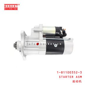 China 1-81100352-3 1811003523 Starter Assembly 24V 7.5K W11T For ISUZU CXZ51 6WF1 on sale
