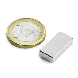 L20x10x2mm N45 Grade Block Neodymium Super Strong Earth Magnets