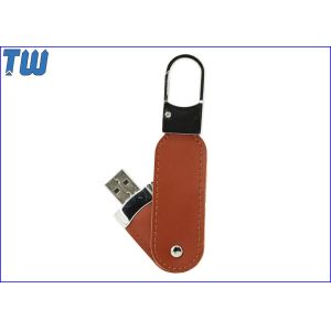 Bulk Custom Cool Buckle 32GB Pendrives Flash Device PU Leather